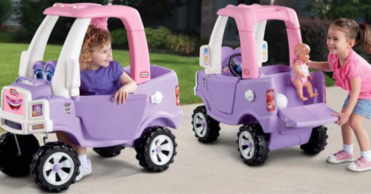 little tikes purple truck