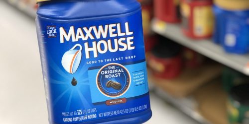 2 HUGE Maxwell House Ground Coffee Canisters Just $12 at Walmart.com | Makes 650 Cups