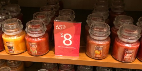 Yankee Candle Medium Jar Candles Only $8 (Regularly $27)