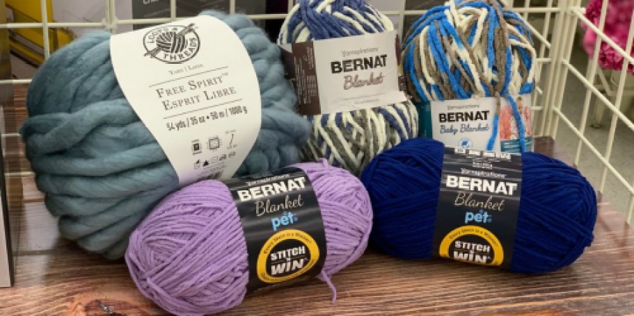 Get 30% Off Yarn at Michaels (Including Popular Brands Like Caron & Bernat)