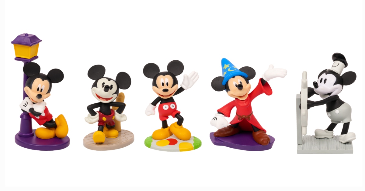 Mickey's 90th Anniversary Deluxe Figure Set 10 piece Figure Set Clubhouse 
