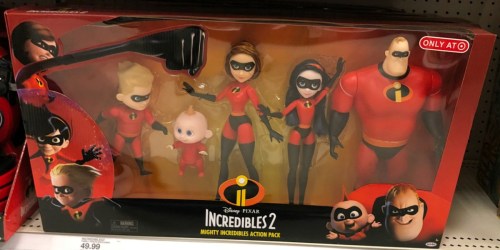 Target: Incredibles 2 Mighty Incredibles Family Action Pack Only $35 Shipped (Regularly $50)