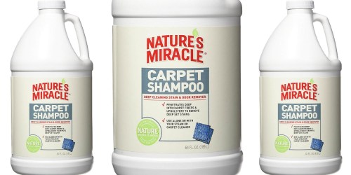 Amazon: BIG Nature’s Miracle Carpet Shampoo 64oz Bottle Just $5.23 Shipped