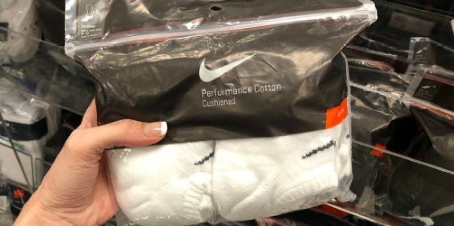 Nike Dri-Fit Socks 6-Pack Just $15 on Kohls.com (Easy Stocking Stuffer!)