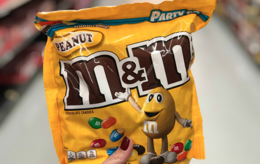 M&M’s Candy Party Size Bag from $5 on Walmart.com
