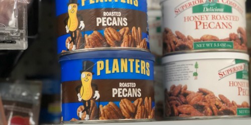 Planters Roasted & Salted Pecans Canister as Low as $4 Shipped