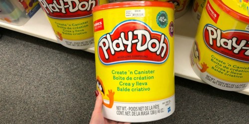 Play-Doh Create ‘n Canister Only $19.99 at Kohl’s (Includes 20 Play-Doh Cans, Molds & More)