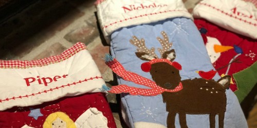 Pottery Barn Kids Quilted Stockings Only $10.99 Shipped (Regularly $25) + More
