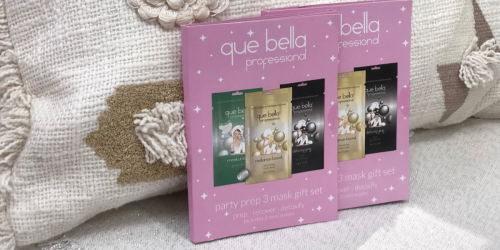Que Bella Professional 3-Count Mask Gift Set as Low as $1.50 Each at Target (Regularly $5)
