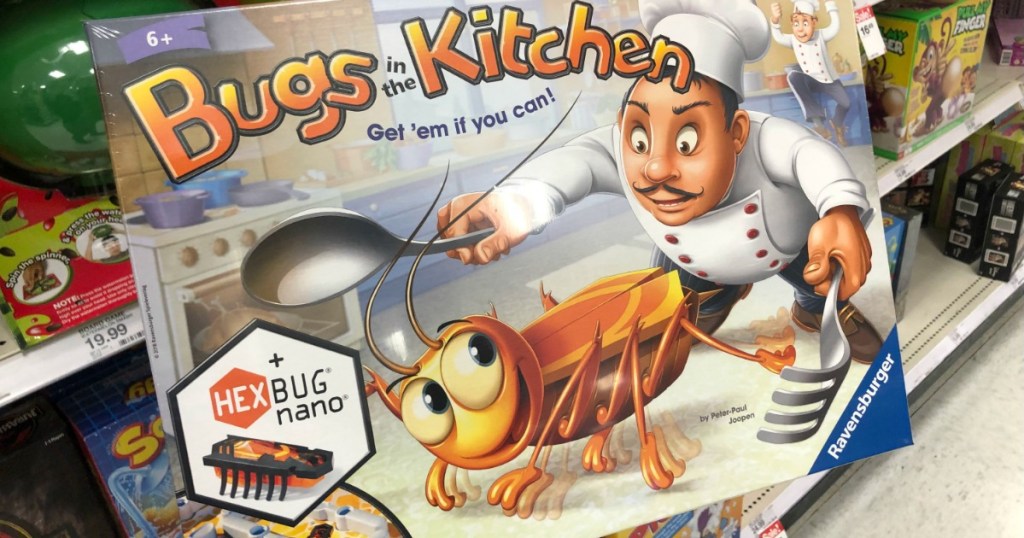 bugs in the kitchen board game in a store