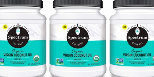 Amazon: Spectrum Organic Coconut Oil 54-Ounce Container Only $14.37 Shipped