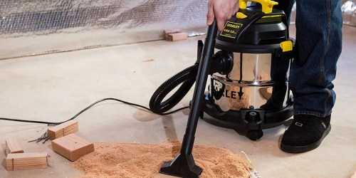 Amazon: Stanley 5-Gallon Wet Dry Vacuum Steel Tank Only $36 Shipped (Regularly $60)