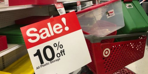 Large Storage Totes Starting at Only $4.50 at Target (Sterilite, Hefty & More)