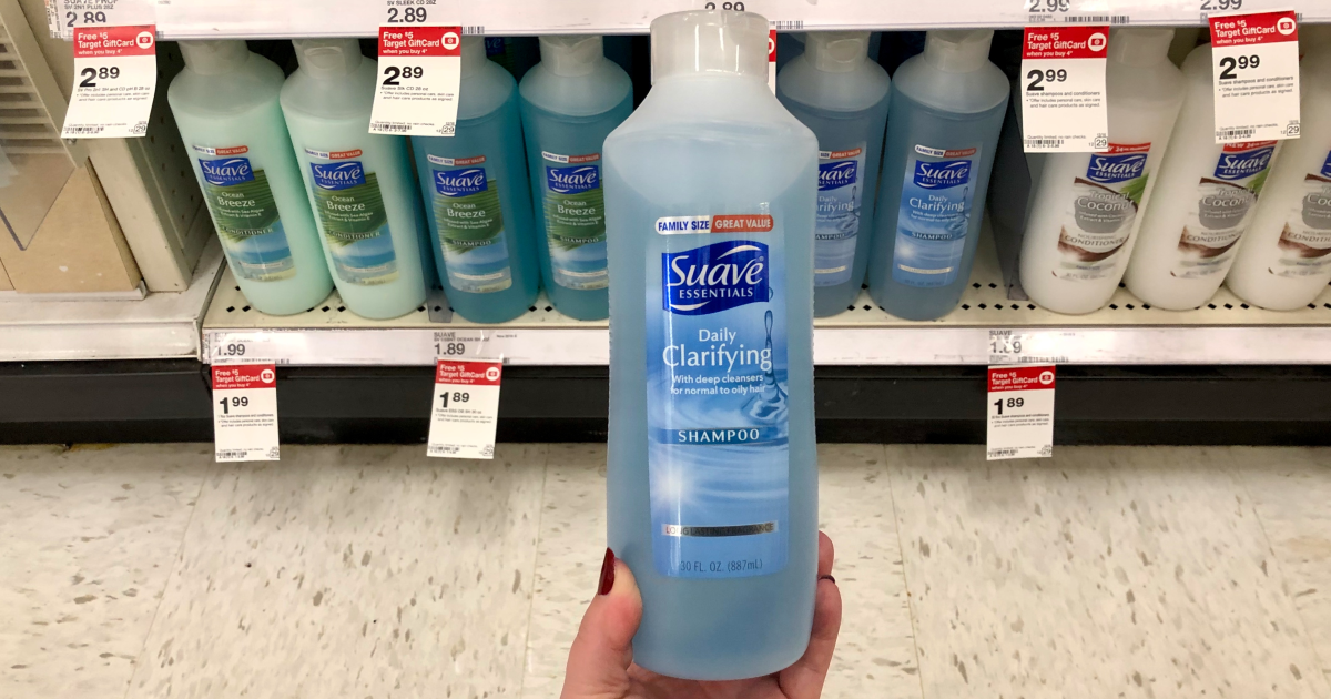 Suave Shampoo and Conditioner as Low as 17¢ Each After Target Gift Card