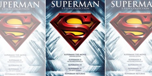 Superman 5-Film Collection (DVD + Digital) Only $13 at Walmart