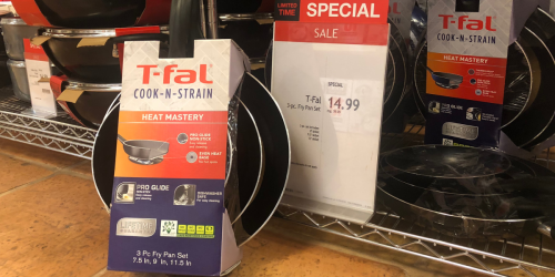 Macy’s: T-Fal Non-Stick 3-Pack Fry Pan Set Just $14.99 (Regularly $50)