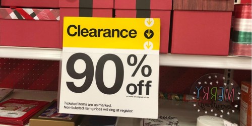 Up to 90% Off Christmas Clearance at Target