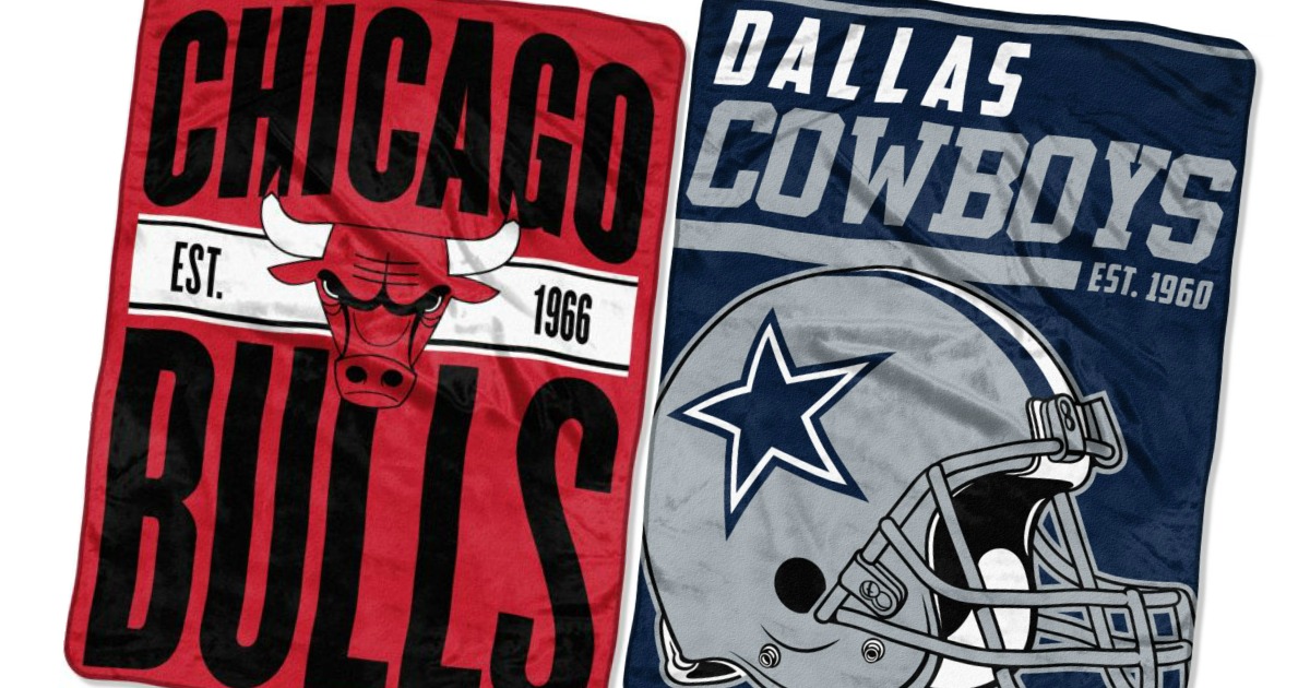 Sports Team Throw Blankets Only 13.99 Shipped (Regularly 20)