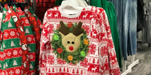 40% Off Ugly Christmas Sweaters & Tees at Target (In-Store & Online)