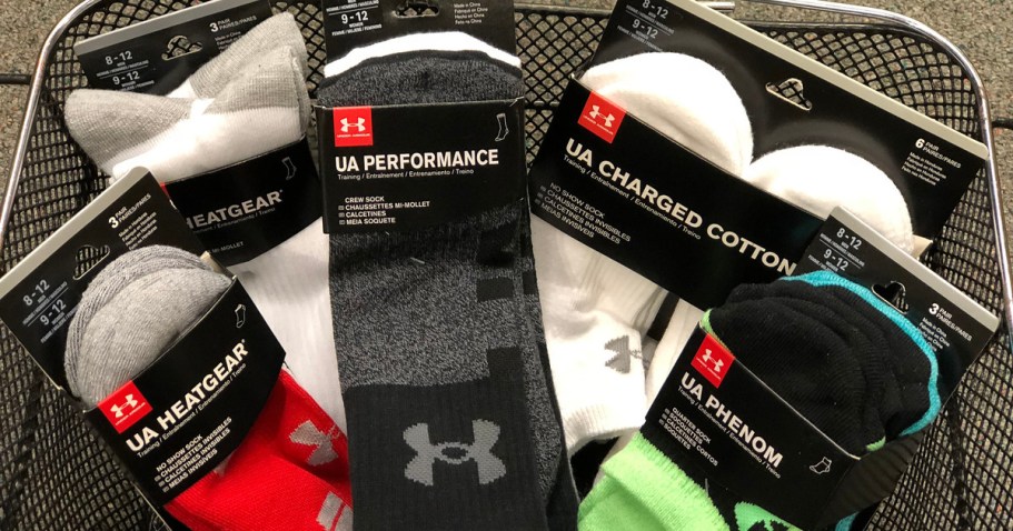 Under Armour Socks 6-Packs Only $6.78 Shipped