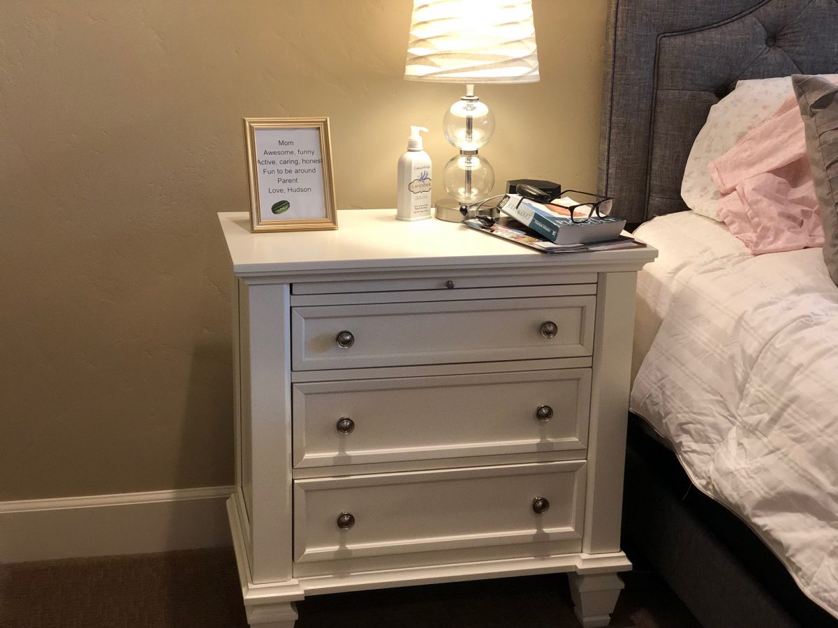 This nightstand from Wayfair came fully assembled