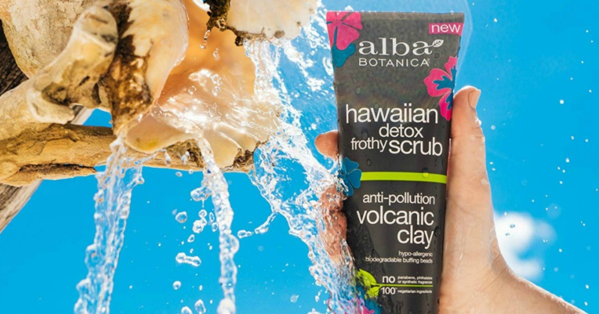 Amazon Alba Botanica AntiPollution Volcanic Clay Hawaiian Detox Scrub