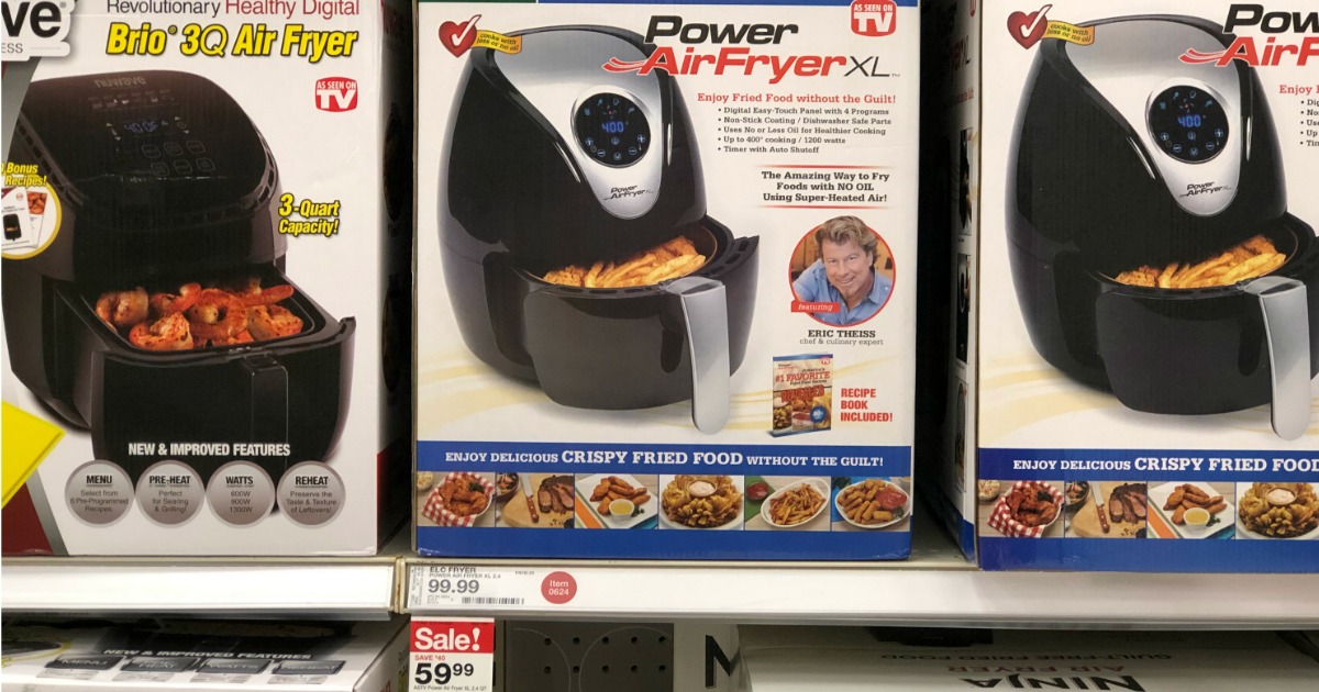 As seen on tv 2.4 qt power hotsell airfryer xl