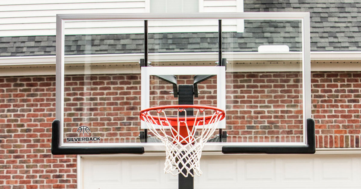 Amazon Silverback 60 In Ground Basketball Hoop W Tempered Glass Backboard Only 673 99 Installed Hip2save Amazon Silverback 60 In Ground Basketball Hoop W Tempered Glass Backboard Only 673 99 Installed Hip2save