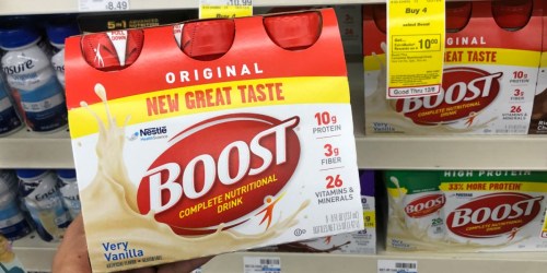 Boost Nutritional Drink 6-Packs Only $2.49 After CVS Rewards (When You Buy 4)