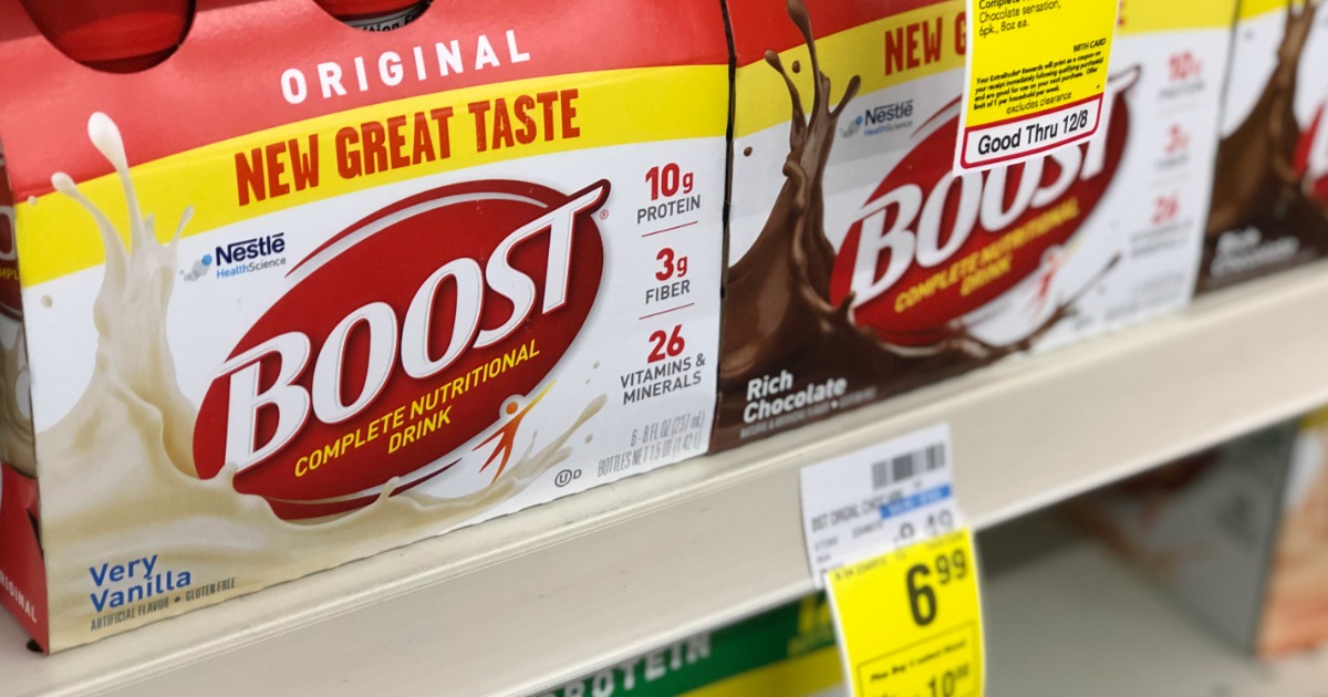 built boost drink packets