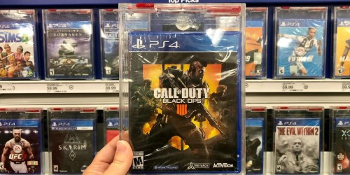 Call of Duty: Black Ops 4 and/or Marvel’s Spider-Man Video Games Only $35.99 (Regularly $60) at Target