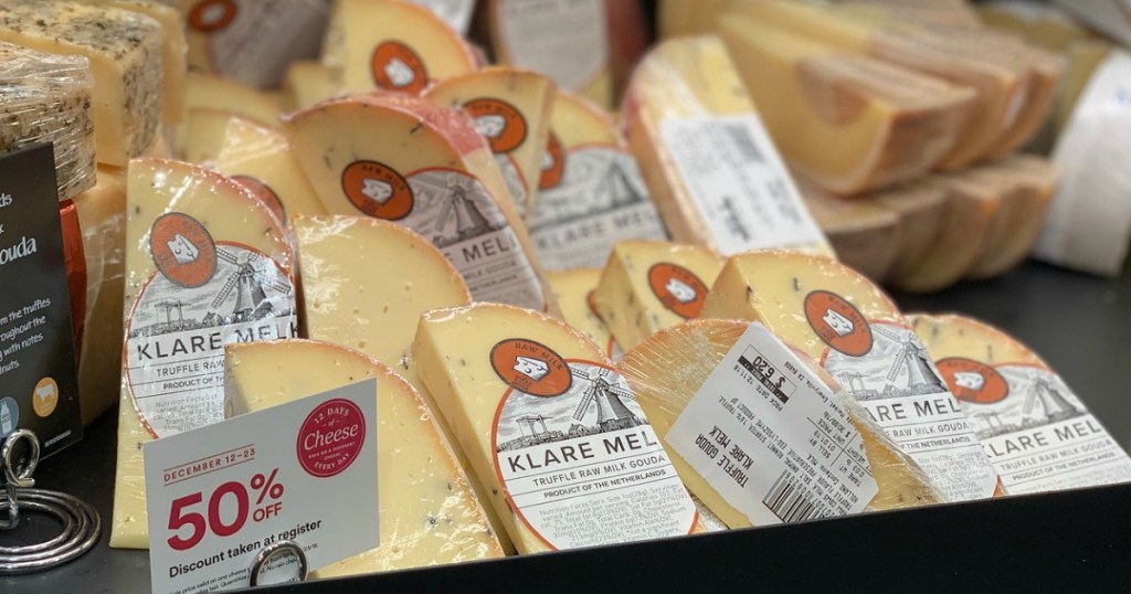 12 Days of Cheese at Whole Foods = 50% Off Select Cheese Daily - Hip2Save