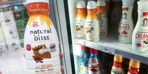 Over 40% Off Coffee-Mate Natural Bliss Pumpkin Spice Coffee Creamer at Target