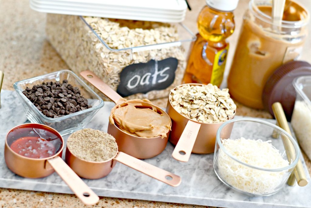 oatmeal energy bite ingredients 