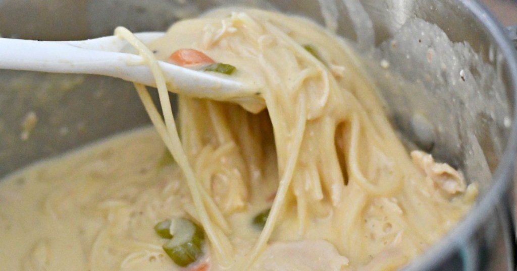 creamy chicken noodle soup