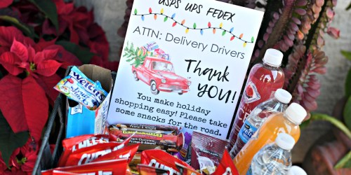 Thank You Delivery Drivers Free Printable!