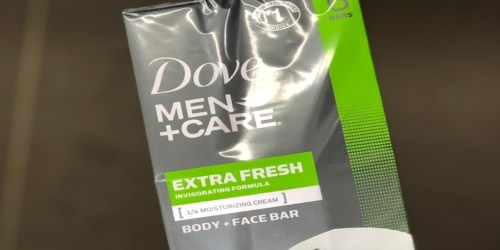 Amazon Prime: Dove Men + Care 20-Count Body & Face Bars Only $13.90 Shipped (Just 70¢ Per Bar)