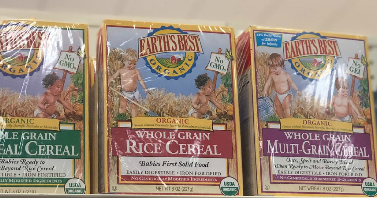 earth's best organic infant cereal
