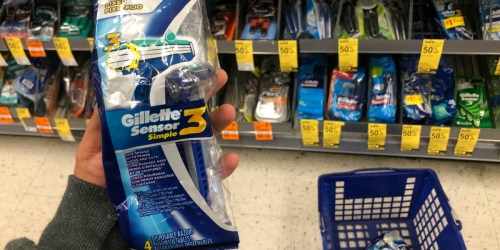 TWO Gillette Men’s Disposable Razors 4-Packs Only $2.93 at Walgreens (Online & In-Store)