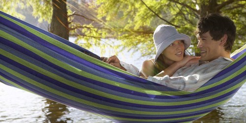 Extra Long Two-Person Hammock Only $19.99