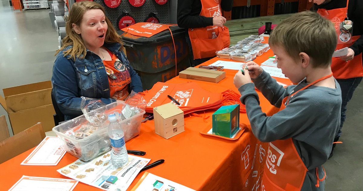 Register Now for Home Depot Kids to Build Free Easel w