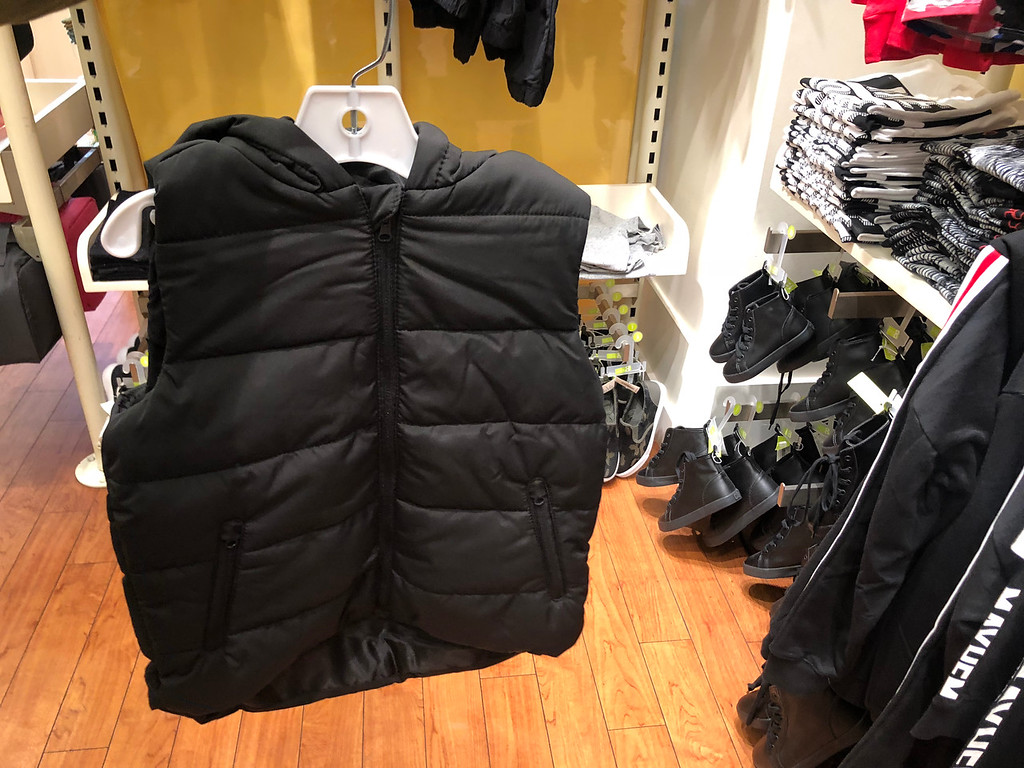 boys hooded puffer vest