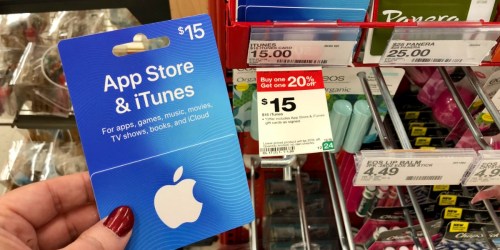 Target: Buy One, Get One 20% Off Apple iTunes Gift Cards