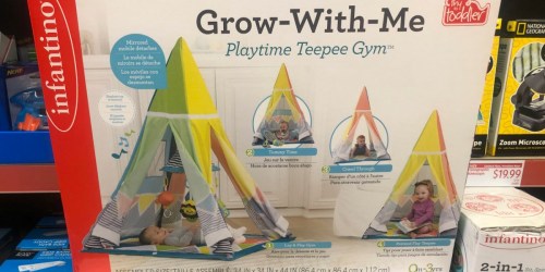 ALDI Shoppers: Grow-With-Me Teepee Gym Only $37.49 (Regularly $50+)
