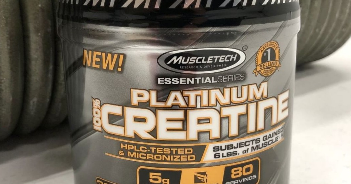 Amazon MuscleTech Platinum Creatine Only 4.13 (Regularly 16) + More