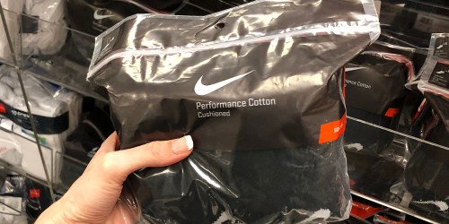 Nike Men’s Socks 6-Pack Only $15 + Free Shipping for Kohl’s Cardholders