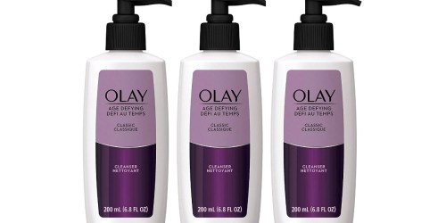 Olay Age Defying Cleanser 3-Pack Only $7 (Ships w/ $25 Amazon Order)