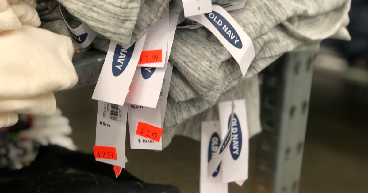 clearance tags on shirts