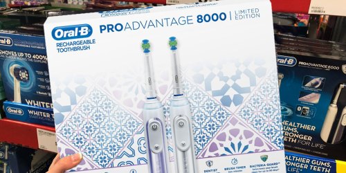 Sam’s Club: TWO Oral-B Pro Advantage 8000 Rechargeable Toothbrushes Only $89.91 (Regularly $200)