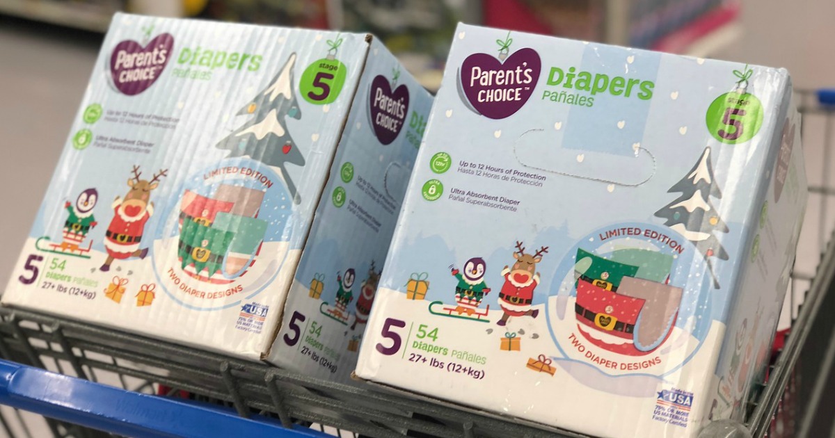 parents choice diapers christmas